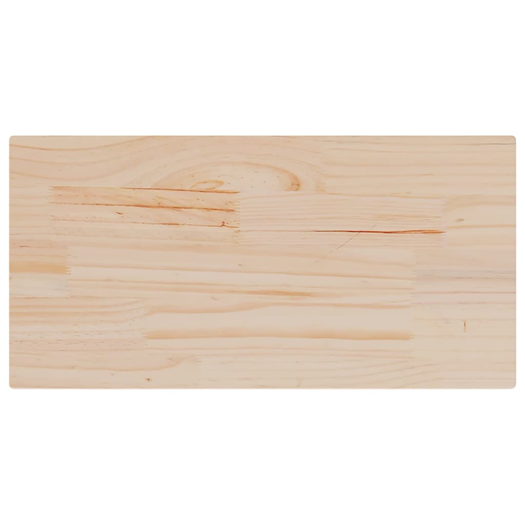 Piani Tavolo 2 pz 90x45x2,5 cm Rettangolare Legno Massello Pino