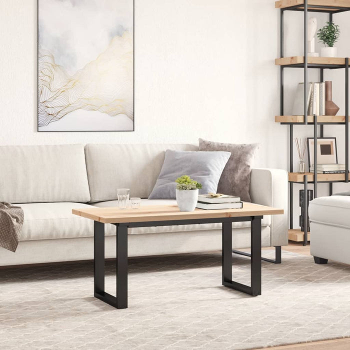 Piano Tavolo 100x50x2,5cm Rettangolare Legno Massello di Pino 847431