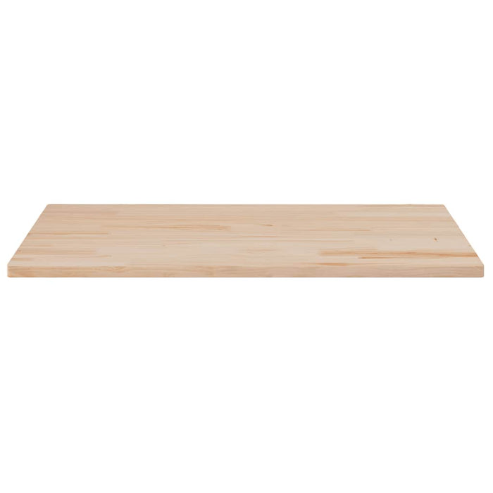 Piano Tavolo 100x50x2,5cm Rettangolare Legno Massello di Pino