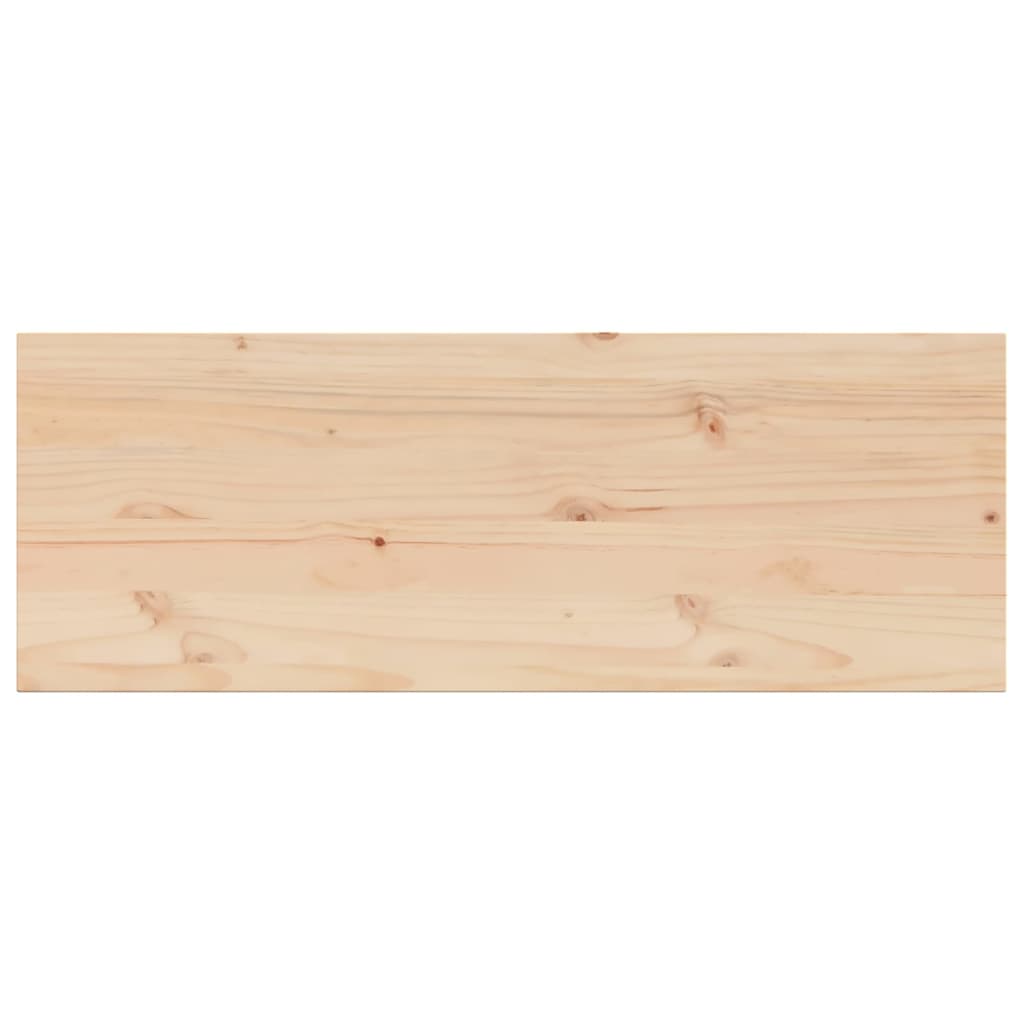 Piano Tavolo 110x40x2,5 cm Rettangolare Legno Massello di Pino 847432