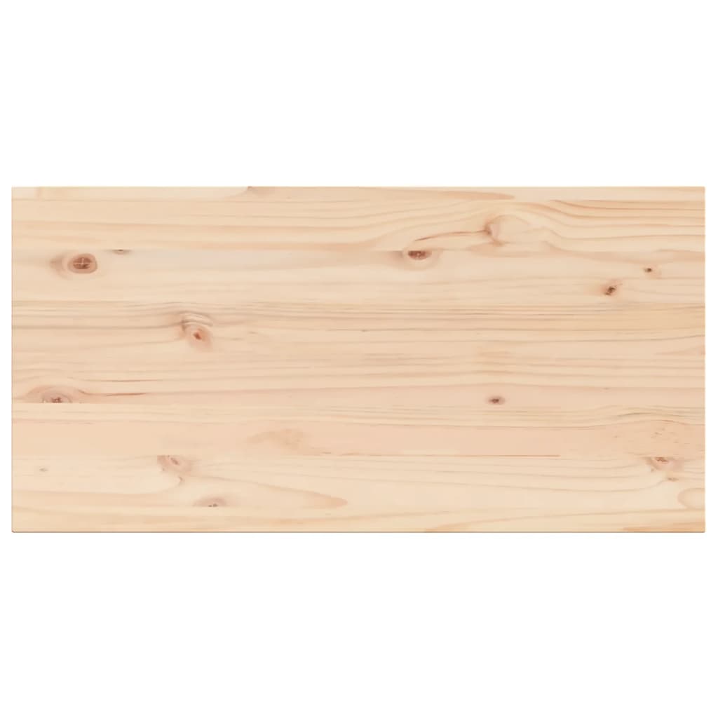 Piani Tavolo 4 pz 90x45x2,5 cm Rettangolare Legno Massello Pino 847435