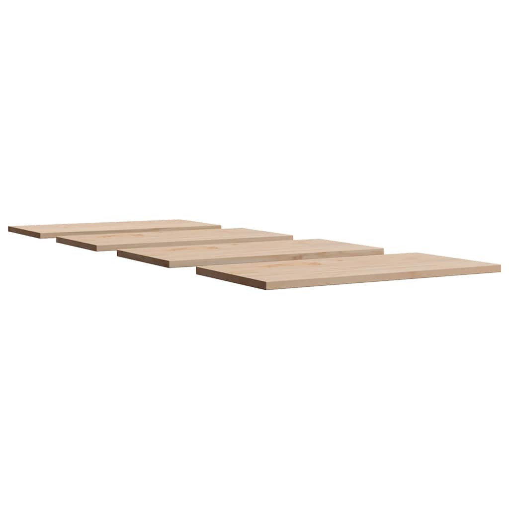 Piani Tavolo 4 pz 90x45x2,5 cm Rettangolare Legno Massello Pino 847435