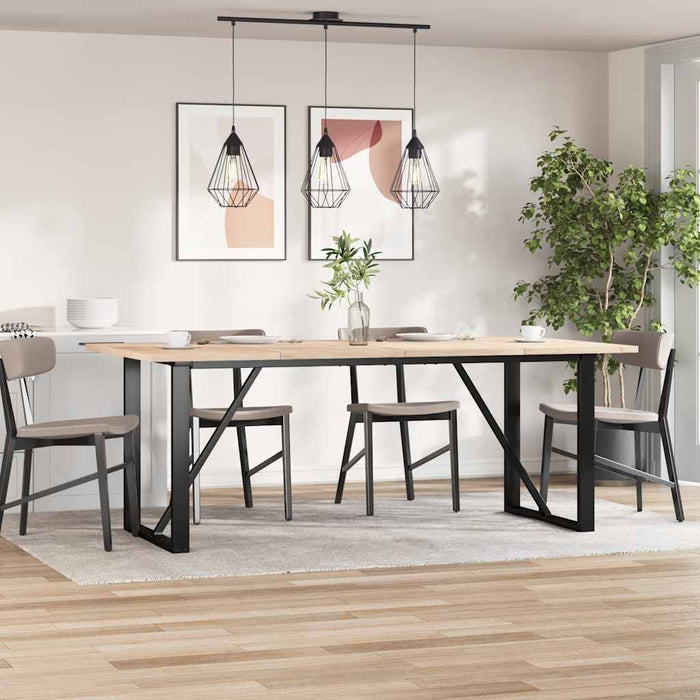 Piani Tavolo 4 pz 100x50x2,5cm Rettangolare Legno Massello Pino 847436