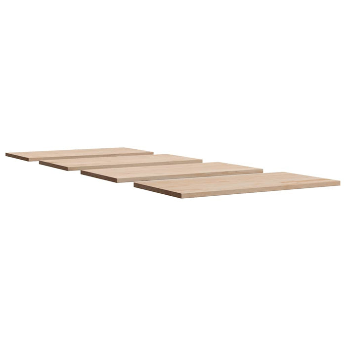 Piani Tavolo 4 pz 100x50x2,5cm Rettangolare Legno Massello Pino