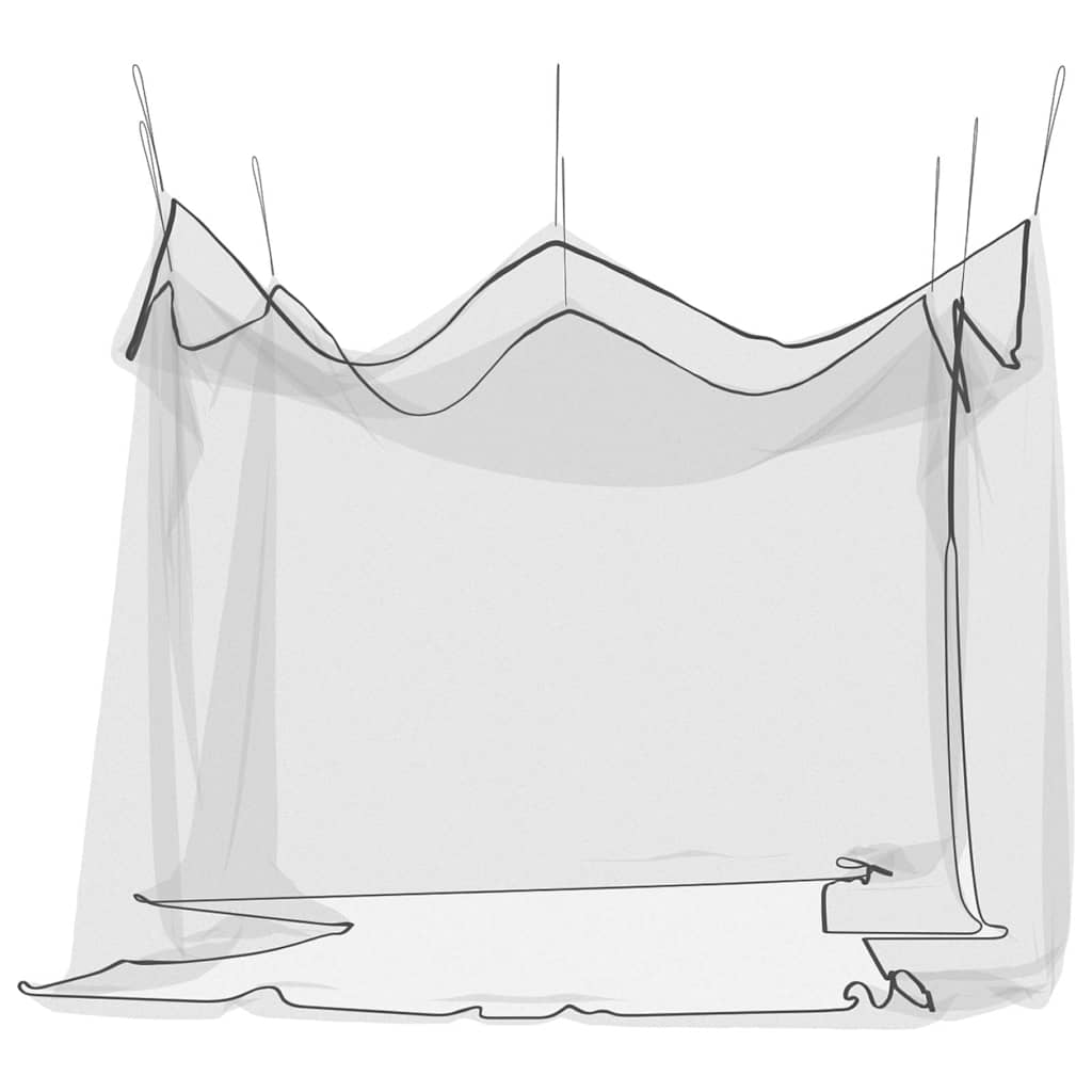 Zanzariera per Interni Esterni 156 Rete Nera 300x300x250 cm