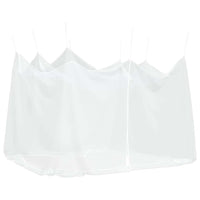 Zanzariera per Interni Esterni 156 Rete Bianca 300x300x250 cm 4010035