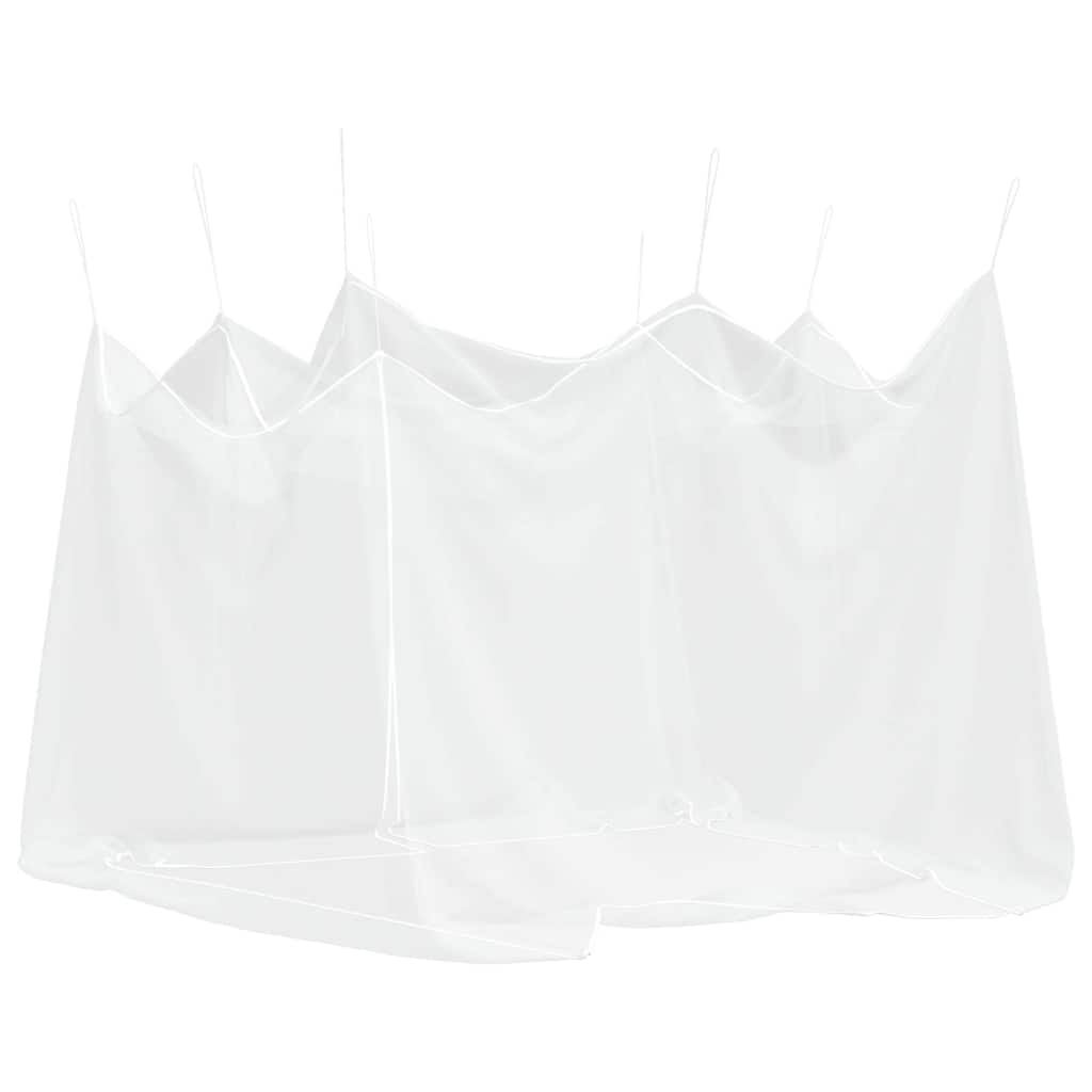 vidaXL Zanzariera per Interni Esterni 156 Rete Bianca 300x300x250 cm