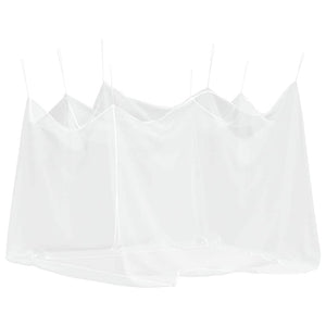 Zanzariera per Interni Esterni 156 Rete Bianca 300x300x250 cm 4010035