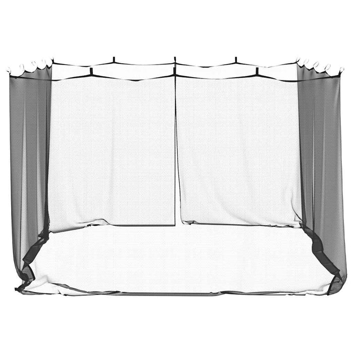 Zanzariera 156 Rete Nera 300x300x200 cm 4010036