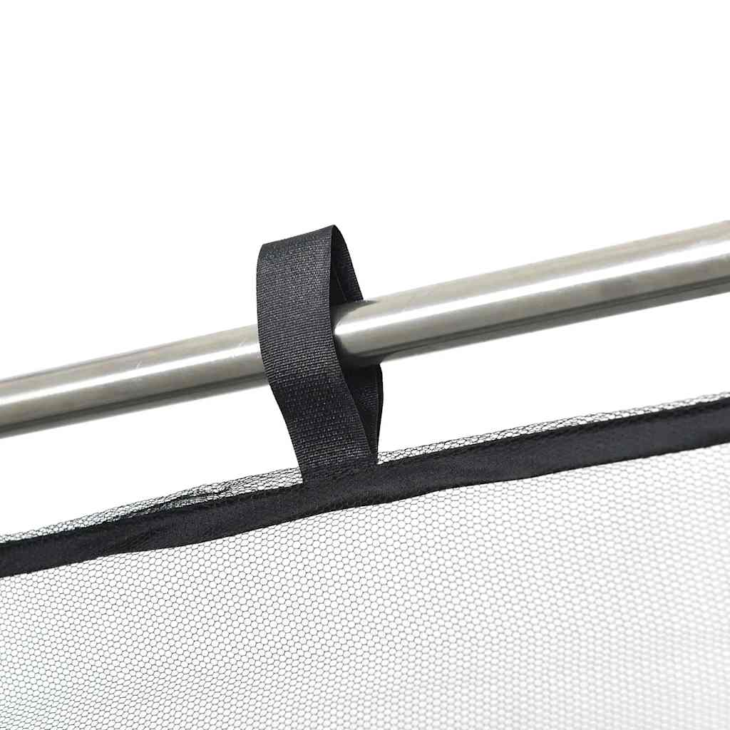 vidaXL Zanzariera 156 Rete Nera 300x300x200 cm