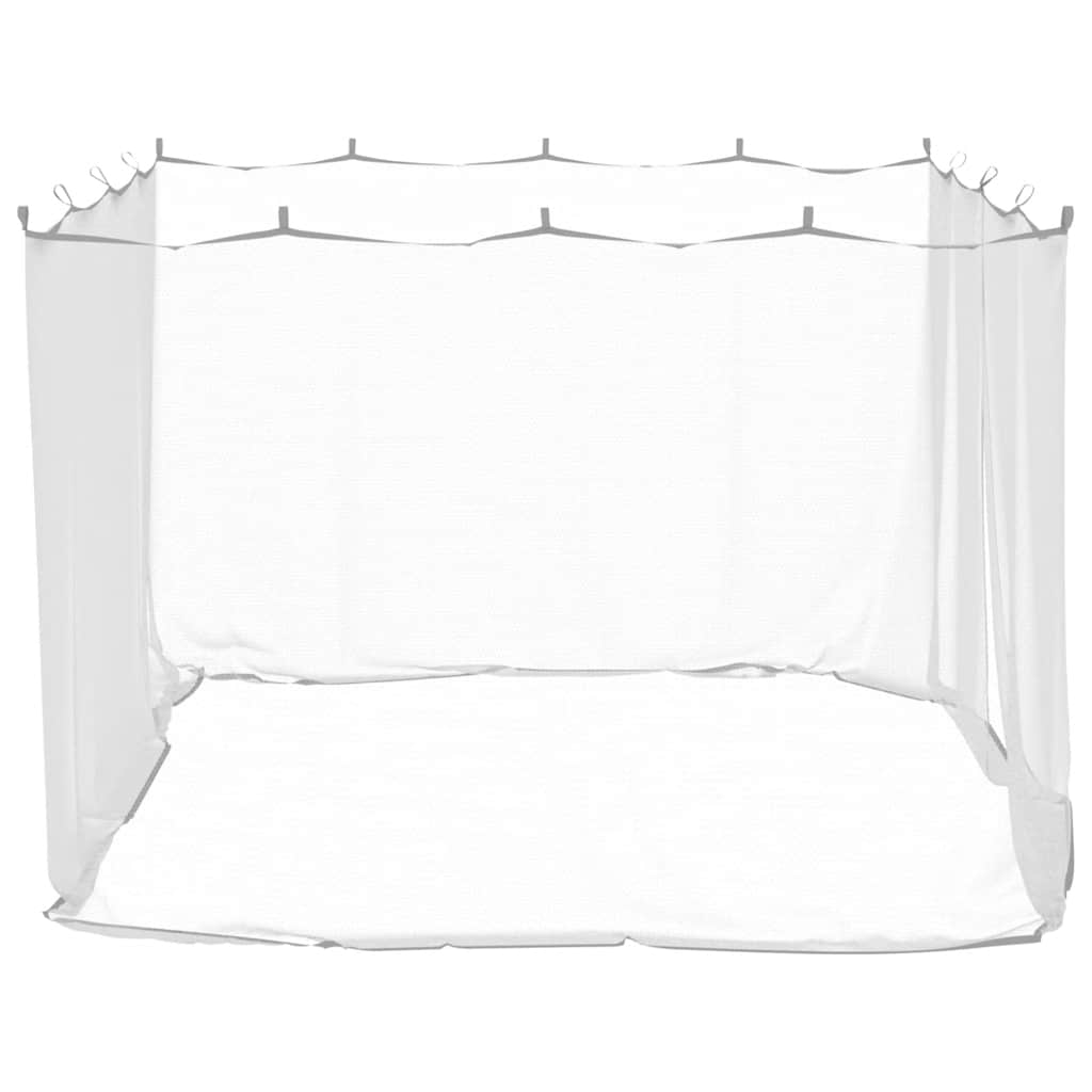 Zanzariera per Interni Esterni 156 Rete Bianca 300x300x200 cm