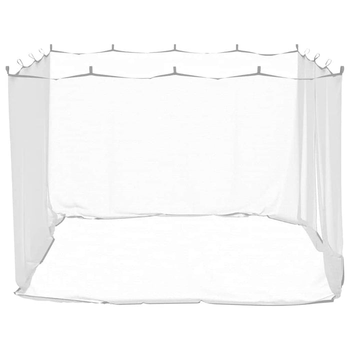 Zanzariera per Interni Esterni 156 Rete Bianca 300x300x200 cm