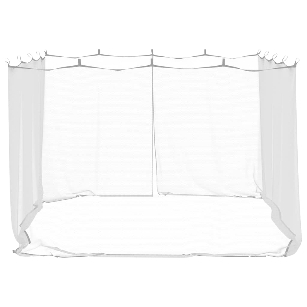 Zanzariera per Interni Esterni 156 Rete Bianca 300x300x200 cm