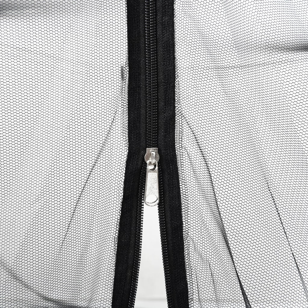 Zanzariera per Ombrellone 220 Rete Nera Φ300x230 cm 4010038