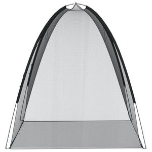 Zanzariera Mongolia con Porte 220 Rete Nera 200x120x130 cm