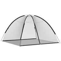 vidaXL Zanzariera Mongolia con Porte 220 Rete Nera 200x200x135 cm