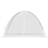 Zanzariera Mongolia con Porte 220 Rete Nera 200x120x130 cm 4010046