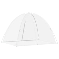 Zanzariera Mongolia con Porte 220 Rete Bianco 200x150x140 cm 4010047