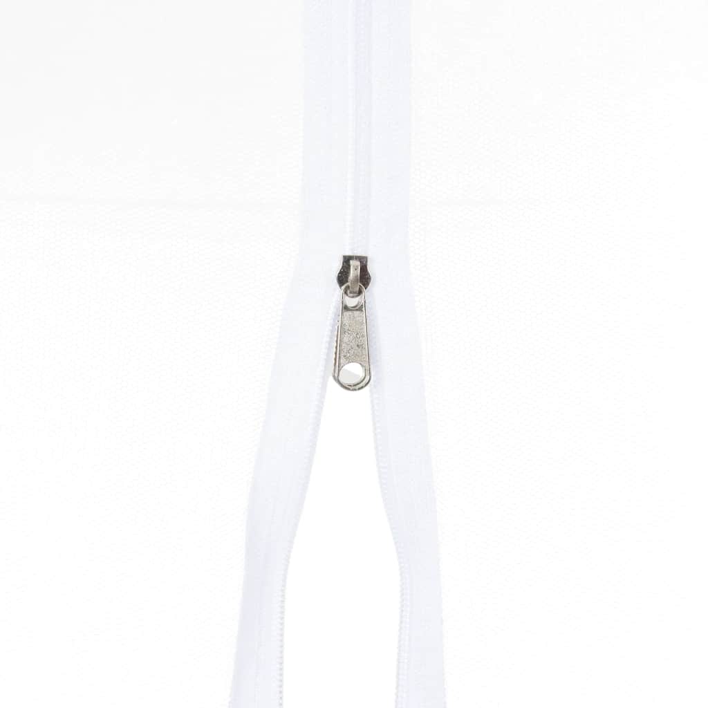 vidaXL Zanzariera Mongolia con Porte 220 Rete Bianco 200x150x140 cm