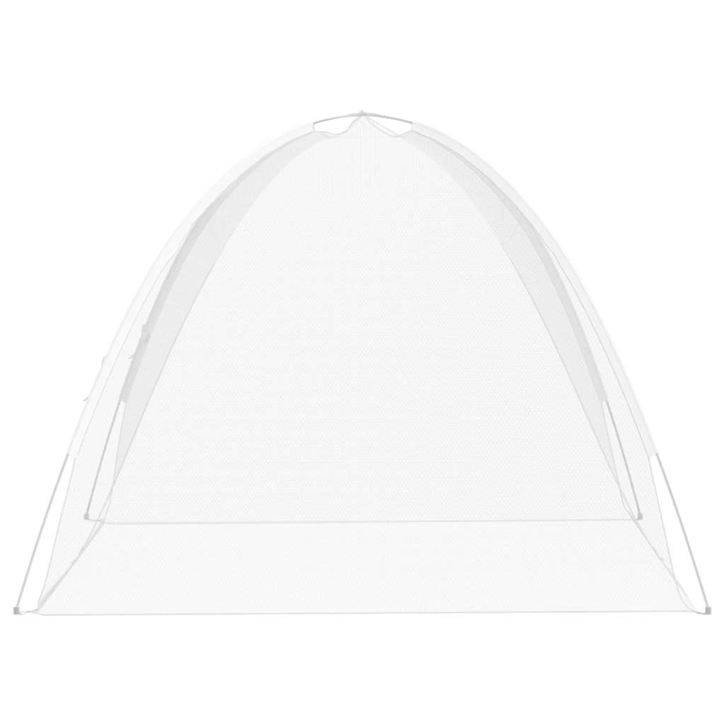 Zanzariera Mongolia con Porte 220 Rete Bianco 200x180x135 cm 4010048