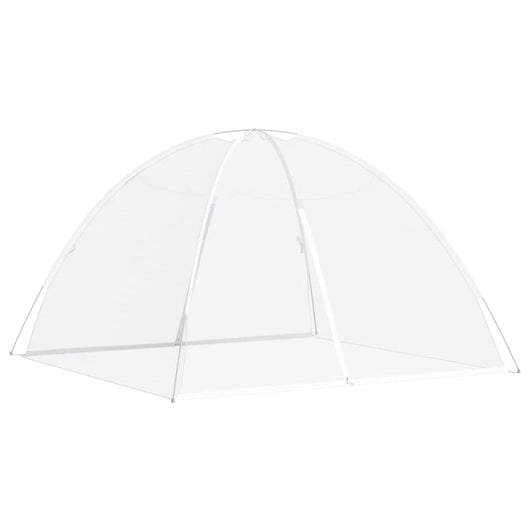 Zanzariera Mongolia con Porte 220 Rete Bianco 200x200x130 cm 4010049