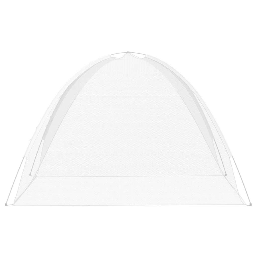 Zanzariera Mongolia con Porte 220 Rete Bianco 200x200x130 cm 4010049