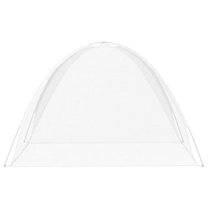 Zanzariera Mongolia con Porte 220 Rete Bianco 200x200x130 cm 4010049