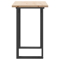 Tavolo da Pranzo Telaio a O 100x50x75,5 cm Legno Pino e Acciaio 3282741