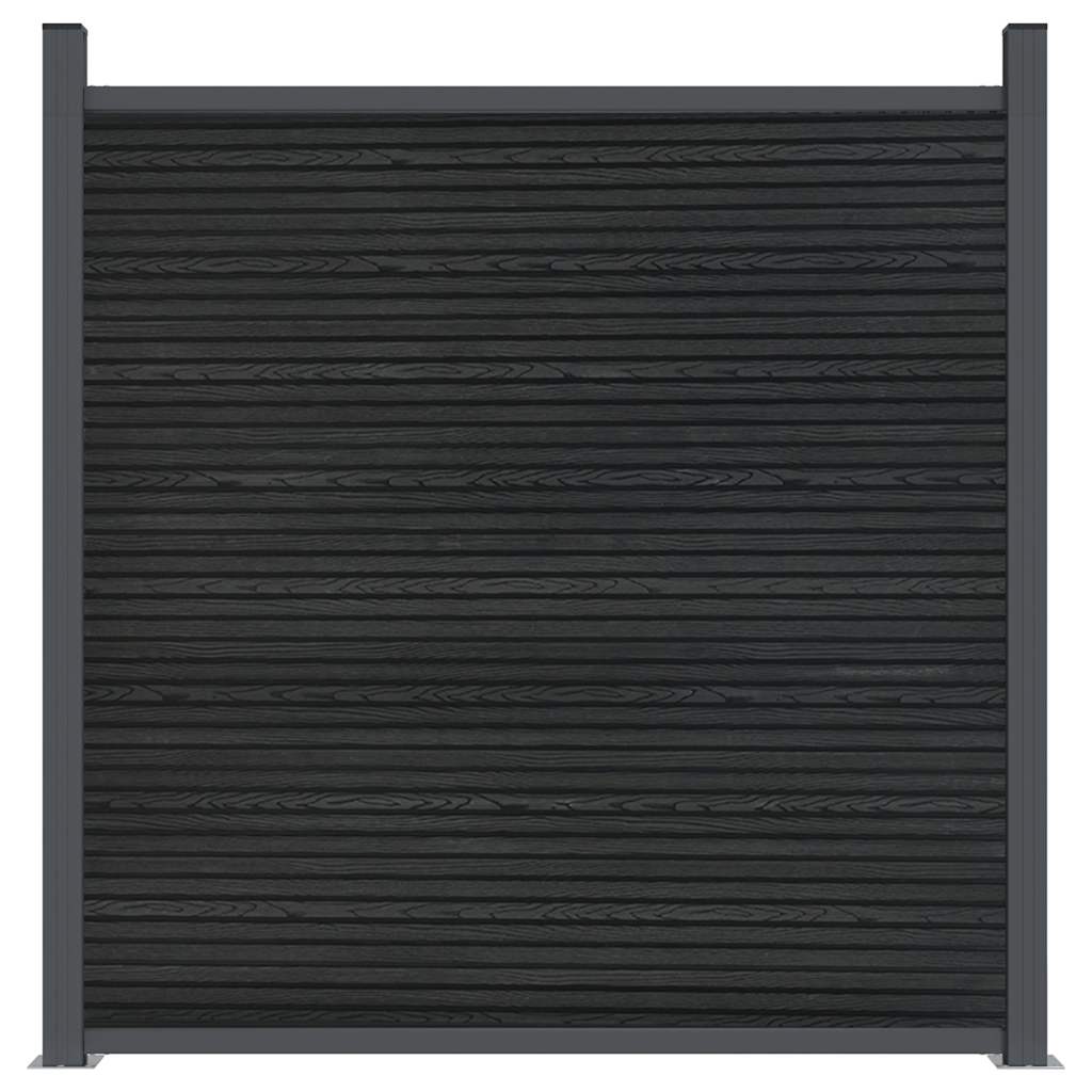 Pannello di Recinzione Grigio 353x186 cm in WPC 3282790