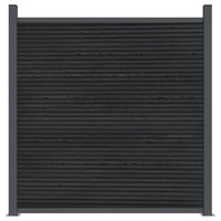 Pannello di Recinzione Grigio 699x186 cm in WPC 3282792