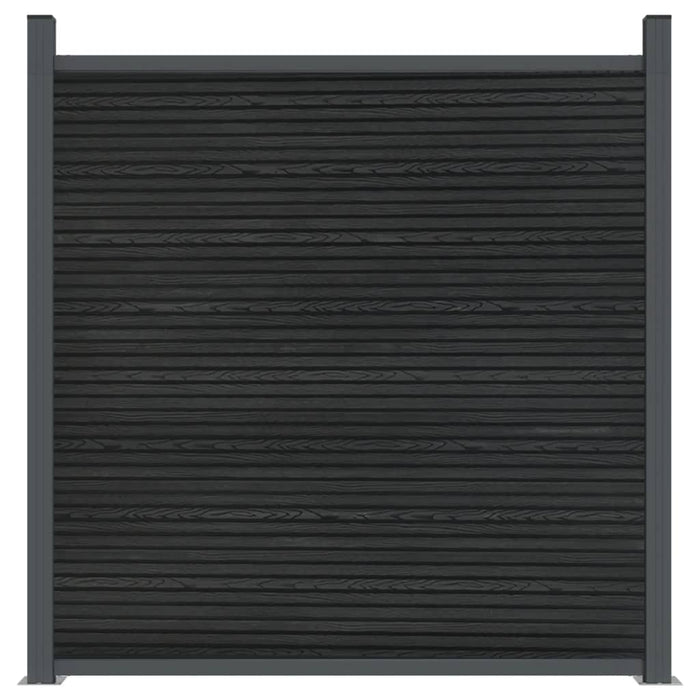 Pannello di Recinzione Grigio 872x186 cm in WPC