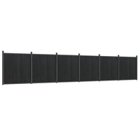 Pannello di Recinzione Grigio 1045x186 cm in WPCcod mxl 91676