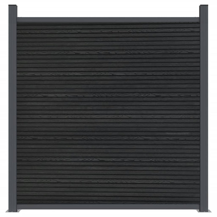 Pannello di Recinzione Grigio 1218x186 cm in WPC 3282795