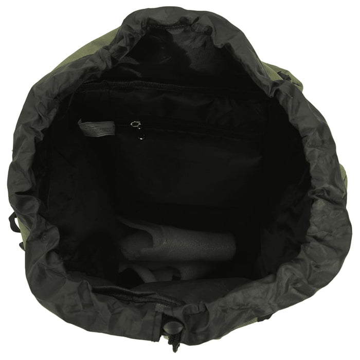 Zaino da Trekking Verde Militare 60 L in Tessuto Oxford 4009965