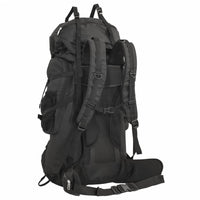 Zaino da Trekking Nero 80 L in Tessuto Oxford 4009967