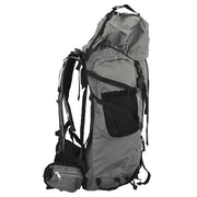 vidaXL Zaino da Trekking Grigio 80 L in Tessuto Oxford