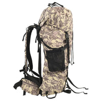 Zaino da Trekking Cammello Mimetico 80 L in Tessuto Oxford