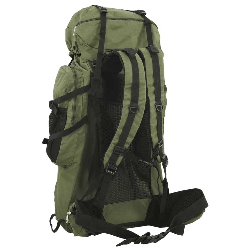 Zaino da Trekking Verde Militare 80 L in Tessuto Oxford 4009972