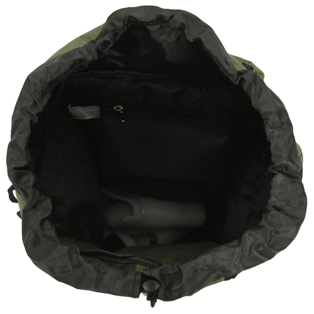 Zaino da Trekking Verde Militare 80 L in Tessuto Oxford 4009972