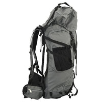 vidaXL Zaino da Trekking Grigio 100 L in Tessuto Oxford