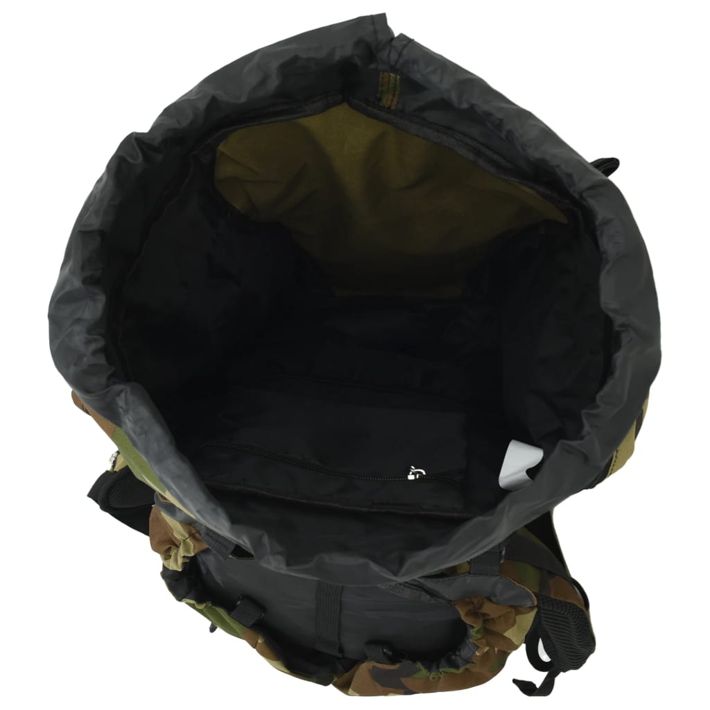 Zaino da Trekking Verde Mimetico 100 L in Tessuto Oxford 4009976