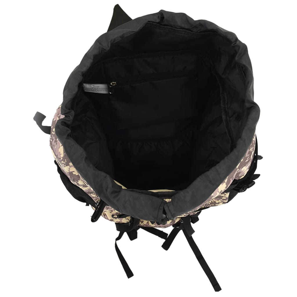 Zaino da Trekking Cammello Mimetico 100 L in Tessuto Oxford