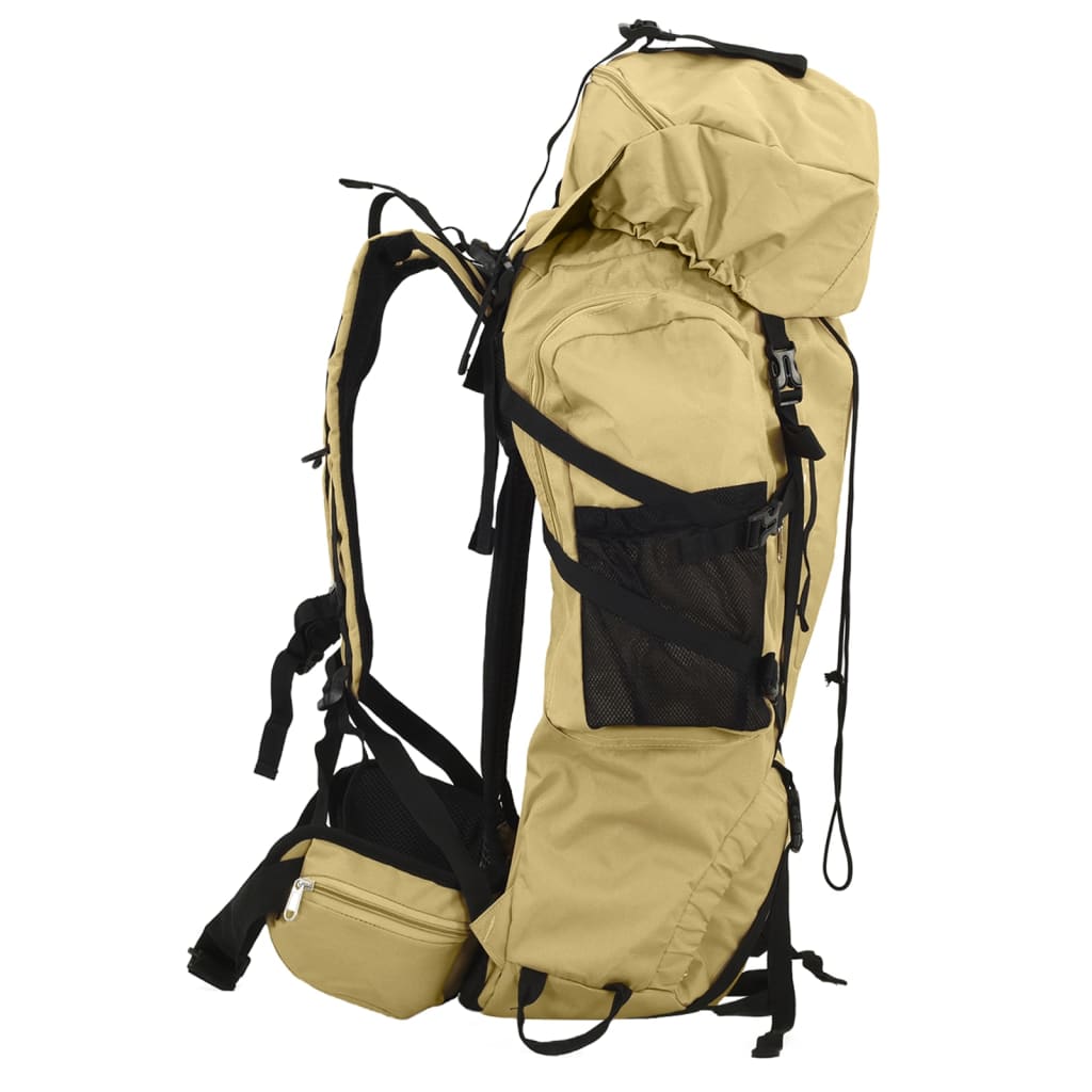 vidaXL Zaino da Trekking Cachi 100 L in Tessuto Oxford