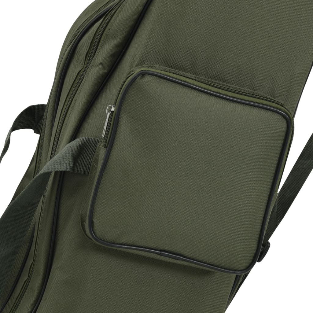 Borsa per Canna da Pesca Verde 150 cm in Tessuto Oxford