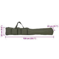Borsa per Canna da Pesca Verde 150 cm in Tessuto Oxford 4010001