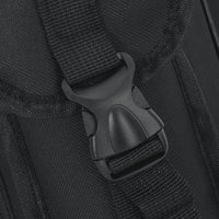 vidaXL Borsa per Canna da Pesca Nera 160 cm in Tessuto Oxford