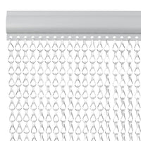 Zanzariera da Porta a Catena 90x212 cm in Alluminio