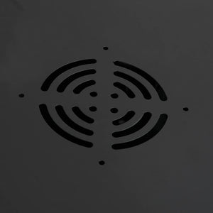 vidaXL Armadietto di Rete a Parete 9U da 19" IP20 53x40x45 cm