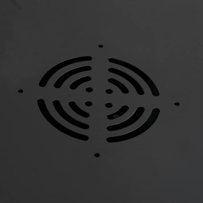 vidaXL Armadietto di Rete a Parete 9U da 19" IP20 53x40x45 cm