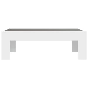 Tavolino da Salotto con LED Infinity Bianco 90x50x30 cm 847616